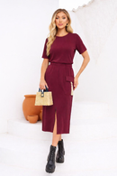 CONJUNTO FEMININO SAIA MID COM BOLSO CARGO E BLUSA